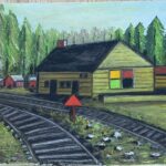 A Colorado Railroad Station March 1973