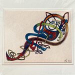 Ger Markey - abstract / bird tangled in strings