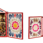 Traveling Altars: A Mask Vendor at Market together with A Corn Celebration Scene (two works)